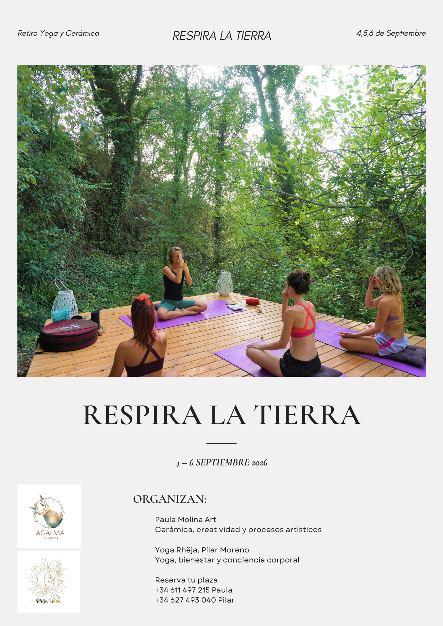 Retiro Respira la Tierra | Yoga y Cerámica | 4, 5 y 6 de septiembre - Imagen 9