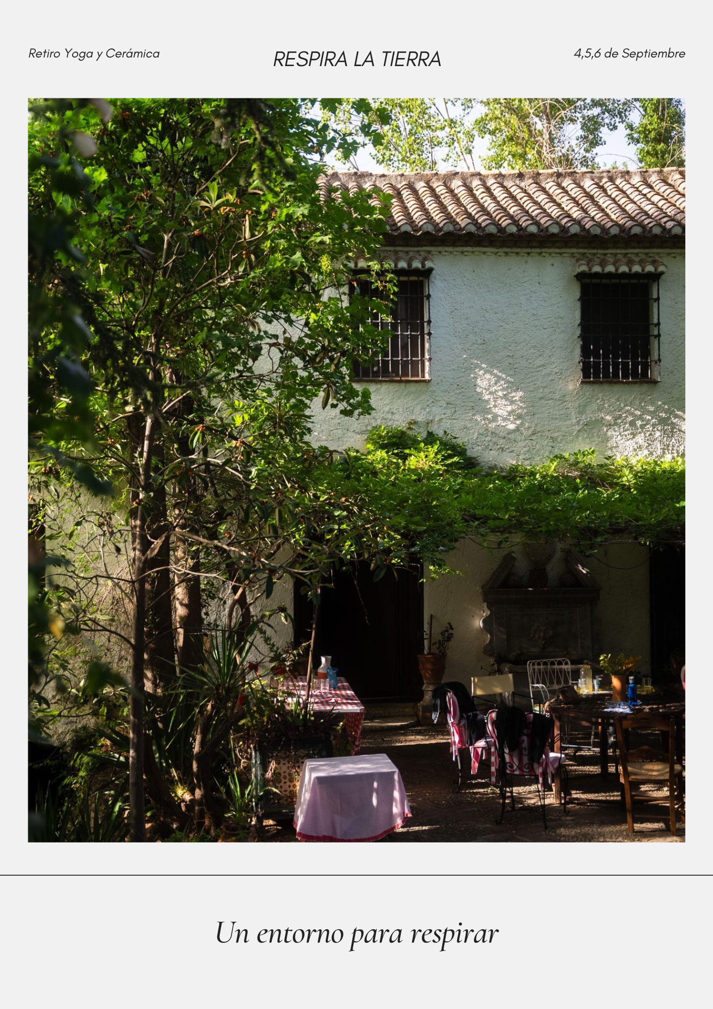 Retiro Respira la Tierra | Yoga y Cerámica | 4, 5 y 6 de septiembre - Imagen 4