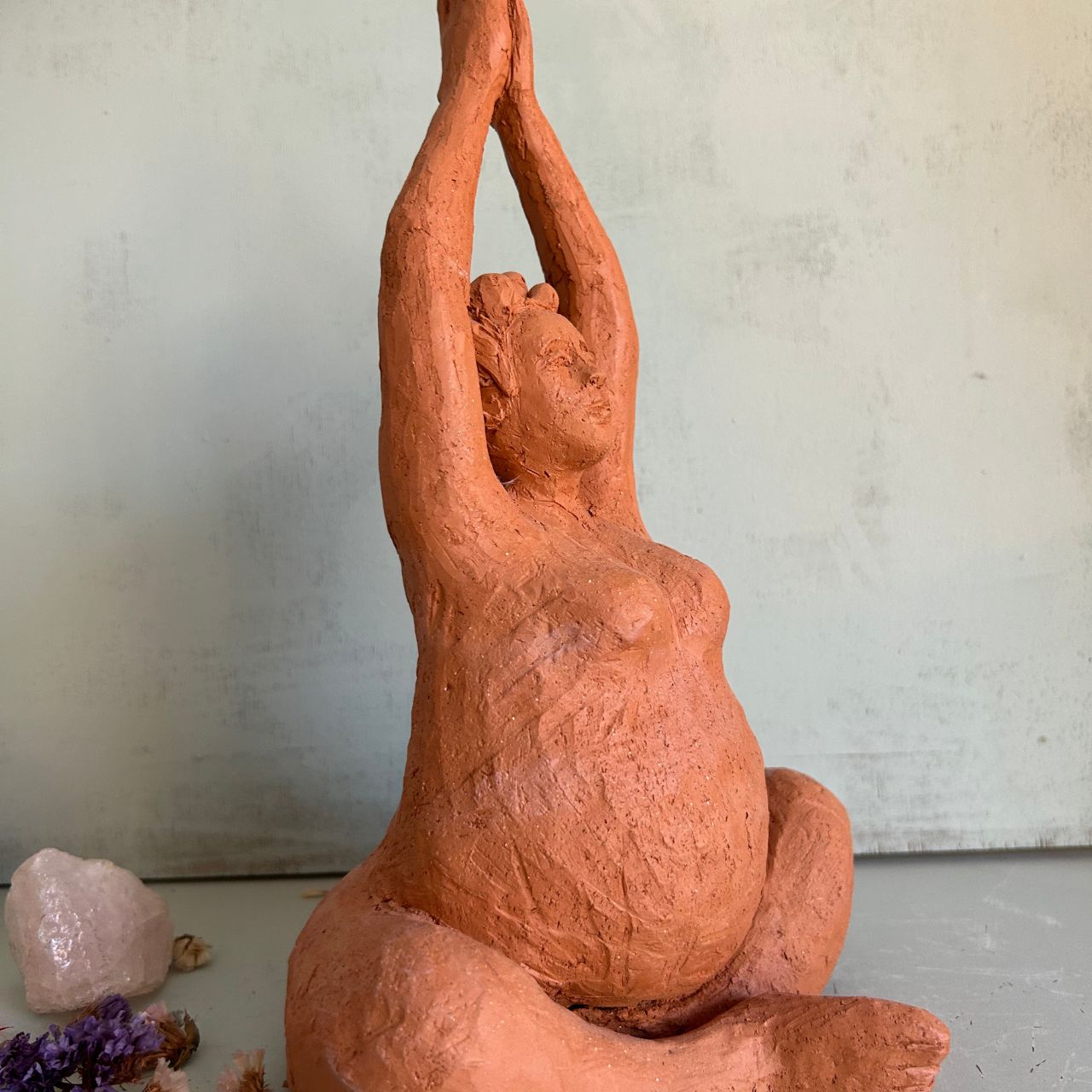 Escultura de la abundancia | Escultura Cerámica Artesanal en Gres | Agalma Ceramics - Imagen 2