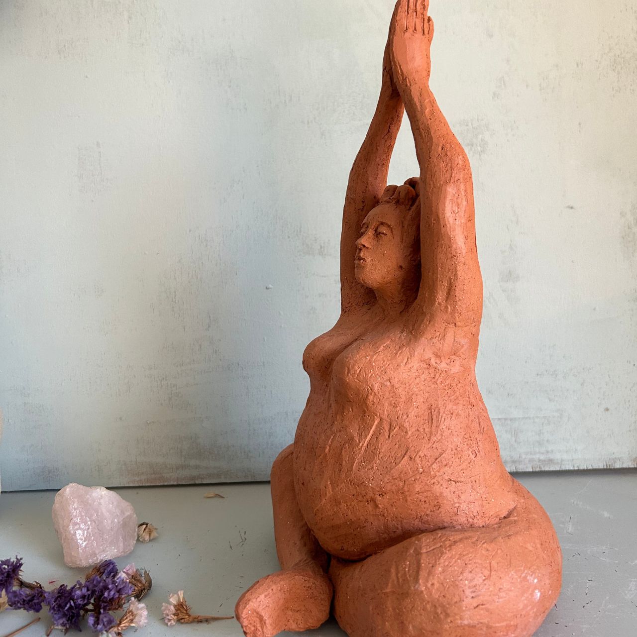 Escultura de la abundancia | Escultura Cerámica Artesanal en Gres | Agalma Ceramics - Imagen 3