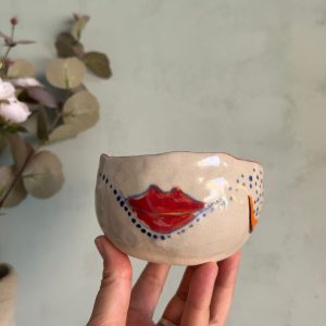 tazón yo soy risas hecha por Agalma Ceramics