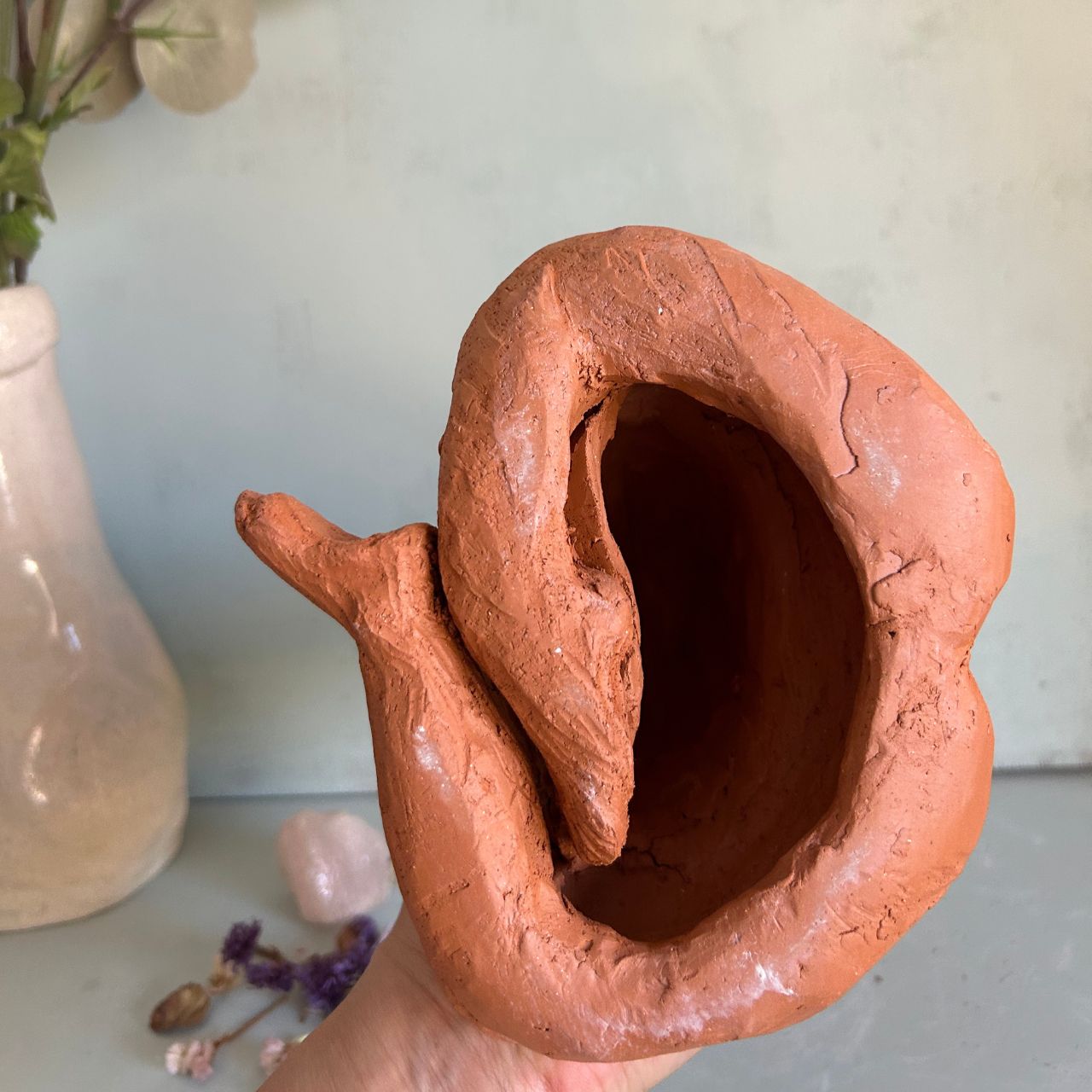 Escultura de la abundancia | Escultura Cerámica Artesanal en Gres | Agalma Ceramics - Imagen 6